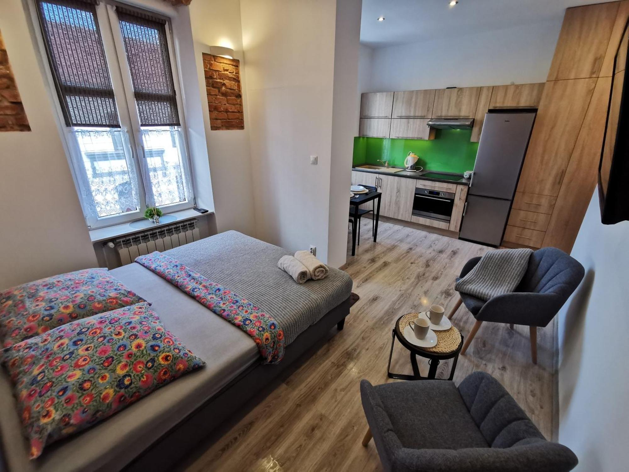 Ferienwohnung Nadwislanski Apartament Kalwaryjska Krakau Exterior foto
